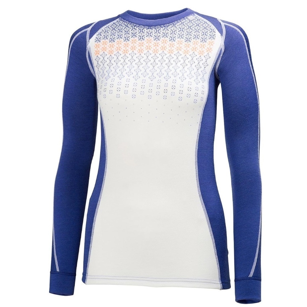 [M]Helly Hansen WMN HH Warm Ice Longsleeve Base Layer Shirt Princess Blue